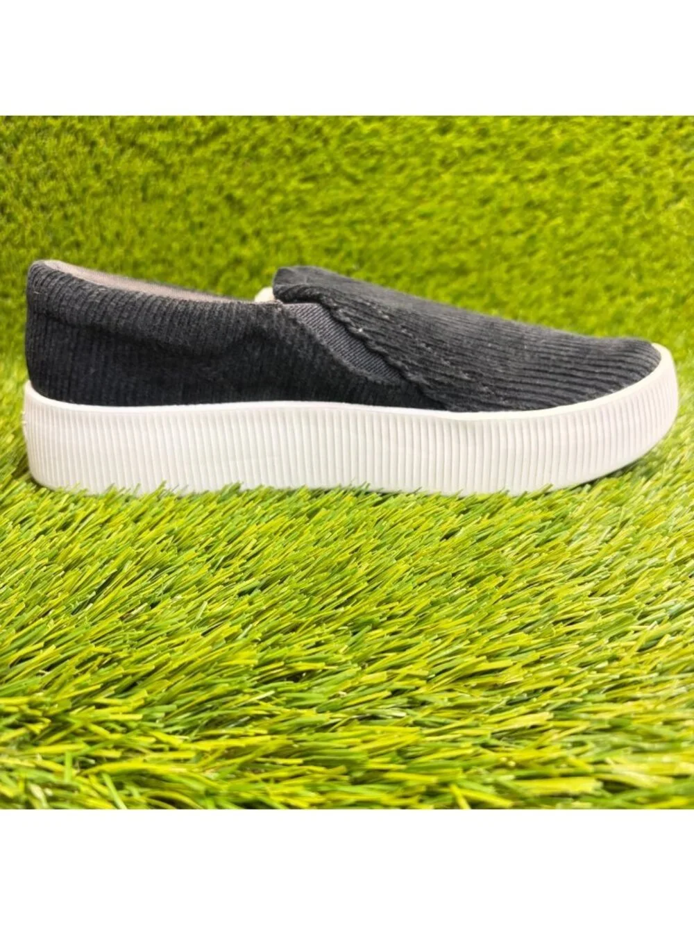 Allbirds Lounger Lift Womens Size 7.5 Black White Casual Slip On Shoes Sneakers